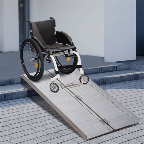 Check spelling or type a new query. HOMCOM 4ft Wheelchair Ramp Foldable Portable Scooter ...