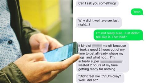 Man Is Sent Barrage Of Abusive Texts After He Refuses To Have Sex With