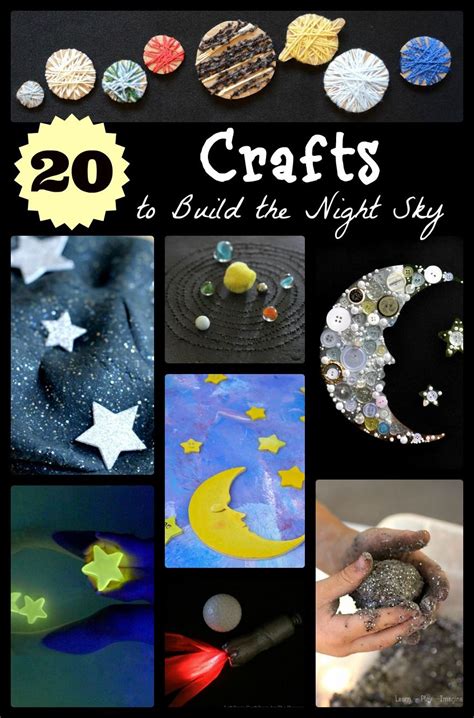 20 Space Themed Crafts With Children Crafts Crafts For Kids Space