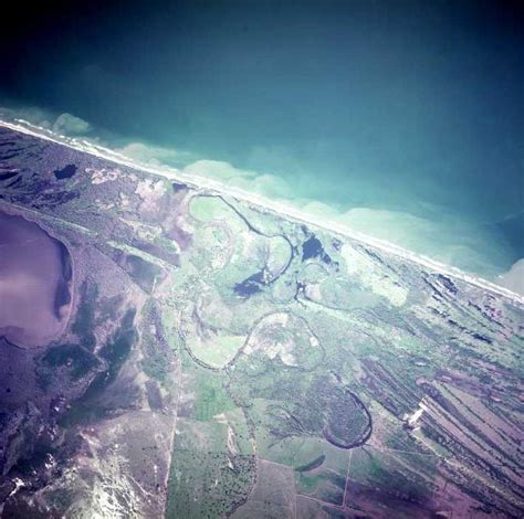 Satellite Image Photo Of Caribbean Sea Coast Trujillo Colon