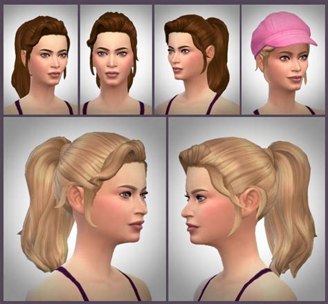 Emilys Ponytail At Birksches Sims Blog Sims 4 Updates