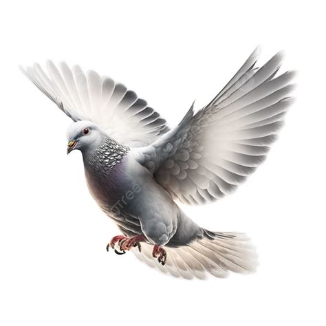 Pigeon Flying Animal White Background Transparent Pigeon Fly Wing