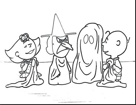 Image Result For Peanuts Halloween Coloring Page Halloween Coloring