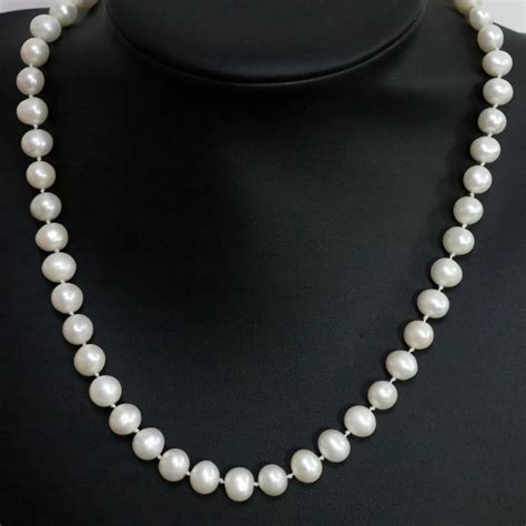 High Grade Natural Freshwater Cultured White Pearl Approx Round Beads