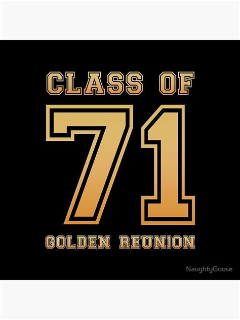 Class Of 71 1971 Class Reunion 50th Golden Reunion Coasters Set Of 4
