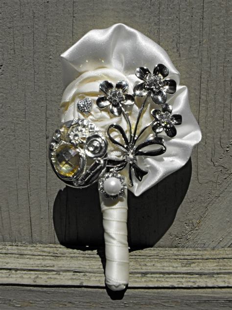 Items Similar To Brooch Boutonniere Made To Order For Men Groom