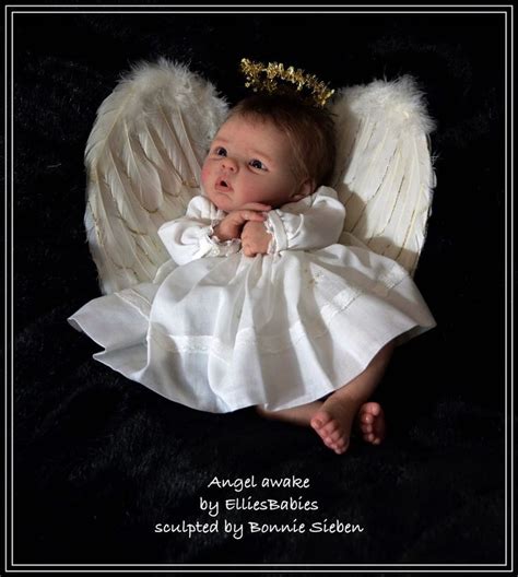 Prototype Solid Silicone Baby Doll Angel Awake Reborn By Elliesbabies