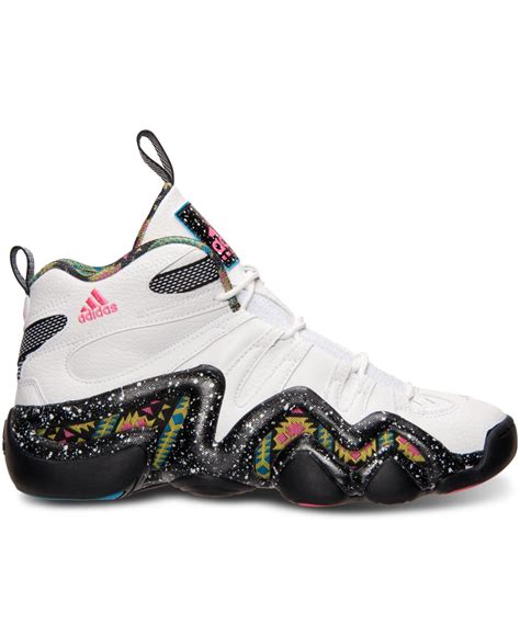 Adidas Mens Crazy 8 Basketball Sneakers From Finish Line In White