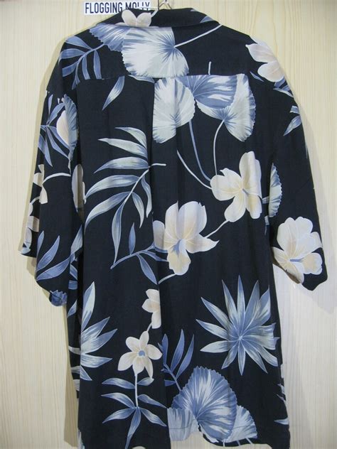 L Silk S Vintage Jamaica Jaxx Hawaiian Shirt Black Aloha Etsy