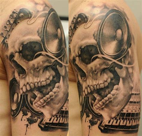 47 Best 3d Skull Tattoos Collection