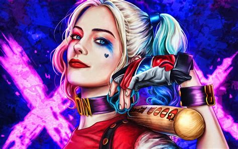 Télécharger Fonds Décran Harley Quinn 4k Fan Art Supervillain Dc
