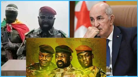 Urgent Algérie Compte Sanctionné le Mali Niger et Burkina Faso YouTube