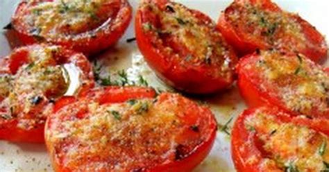 Garlic Grilled Tomatoes Recipe Yummly Veggie Side Dishes Grilling