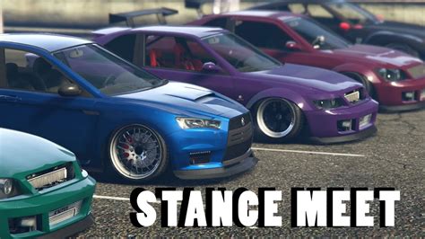 Stance Gta 5 Online Car Meet Youtube