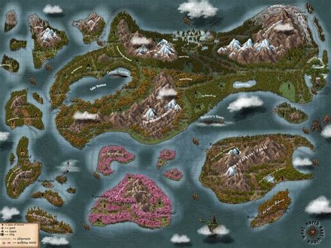 This Is The First Ever Map I Have Made With Inkarnate I Must Say That