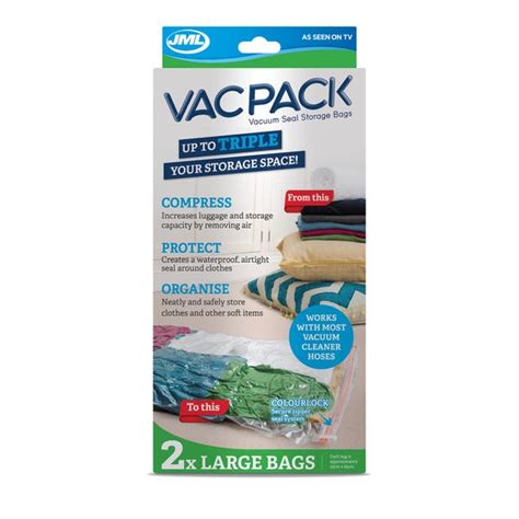 Jml Large Vac Pack Replacement Vacuum Storage Bags Dunelm