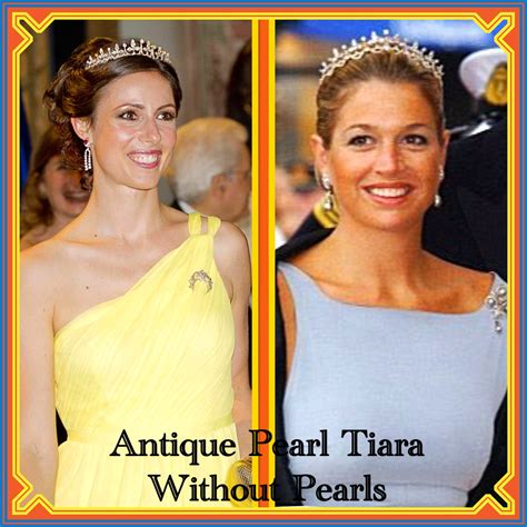 26th June And Today S Tiara Is The Antique Pearl Tiara Without The