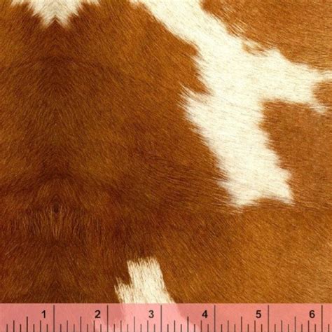 Retro Anna Griffin Cowhide Cow Hide Fabric Material Oop The