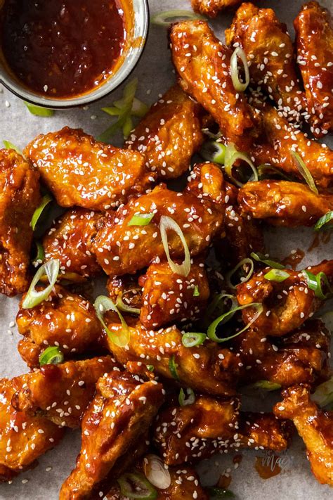 Spicy Korean Chicken Wings Cooking Passio