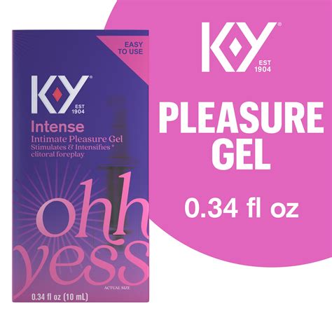 K Y Intense 034 Fl Oz Adult Toy Friendly Female Pleasure Gel Arousal