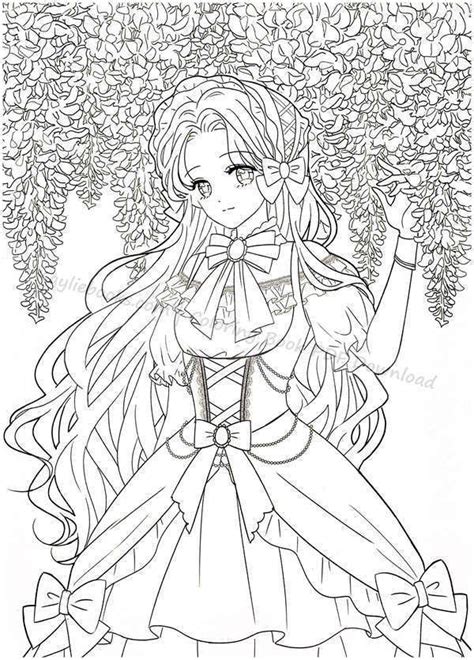 Update 75 Anime Princess Coloring Pages Induhocakina