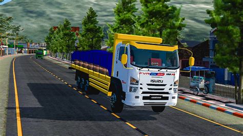 bussid truck mod isuzu giga truck mod  bus simulator indonesia
