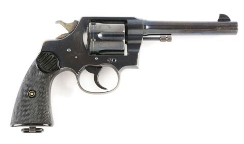 Sold Price C Colt New Service 45 Double Action Revolver 1931