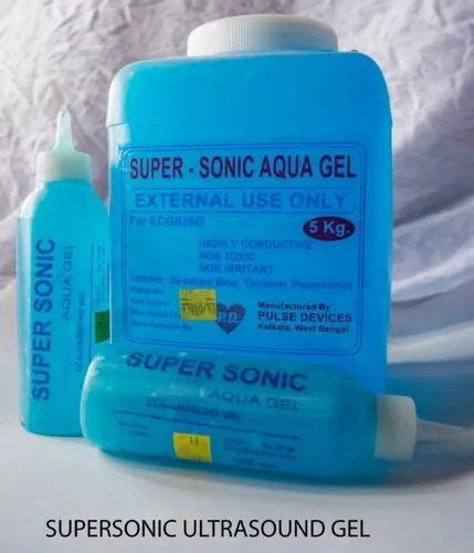 5 L Super Sonic Aqua Gel Ecg Usg Pack Of 100 At Best Price In Kolkata