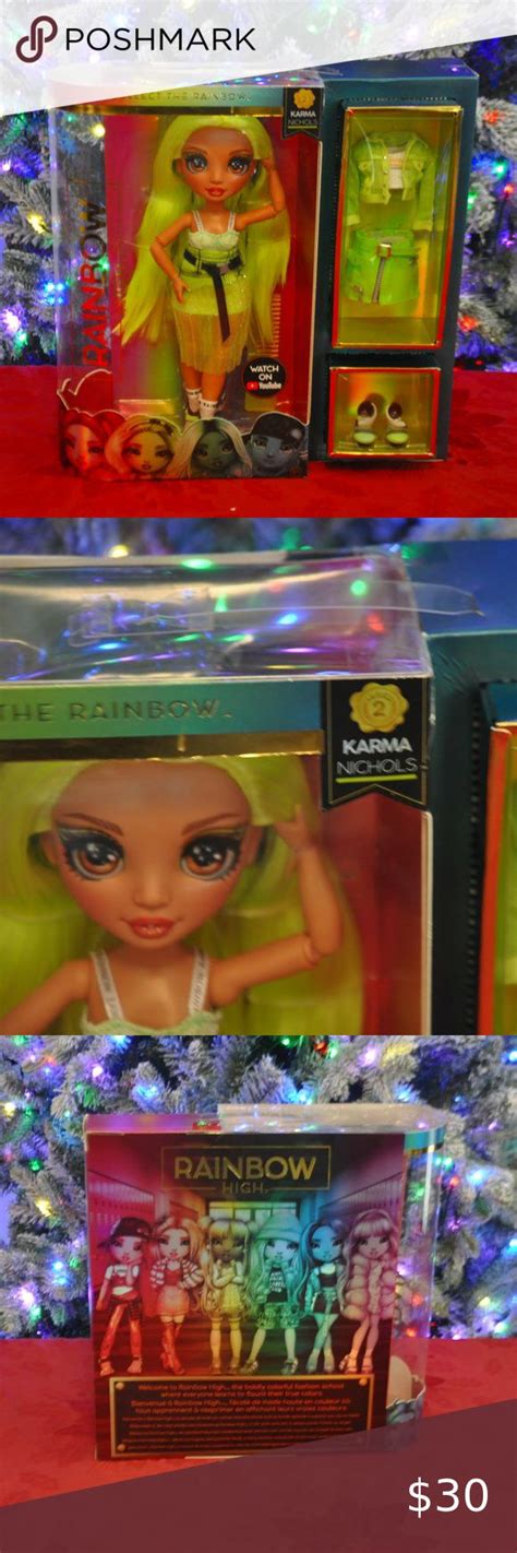 Rainbow High Series 2 Karma Nichols Doll Green Fashion Doll Shop