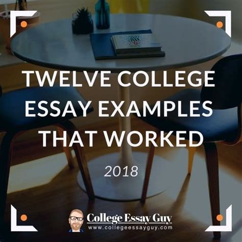 Pay attention to the word limit. The Best Common App Essay Examples | College essay ...
