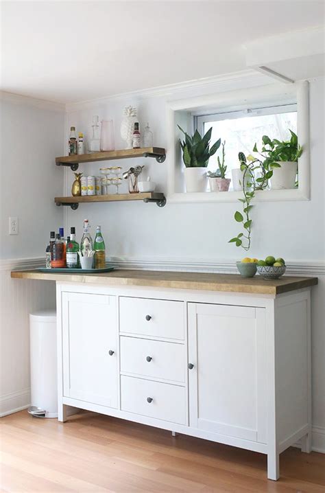 Ikea Hacks Diy Bar Cabinet And Kitchenette Shrimp Salad Circus