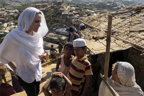 Unhcr Unhcr Special Envoy Angelina Jolie Begins Visit To Bangladesh