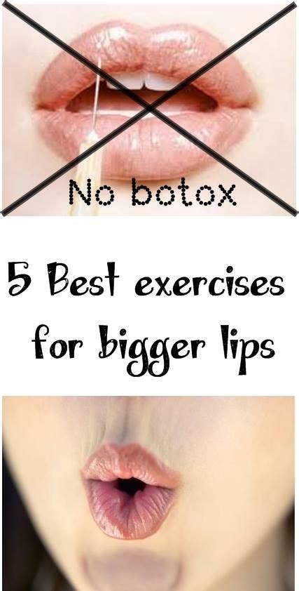 5 Best Exercises For Bigger Lips Pinteres