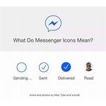 Messenger Circle Mean Does Icons Check Mark