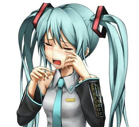 Miku Is Crying Momo Hatsune Miku Anime Crying Jpeg Art Quick Art