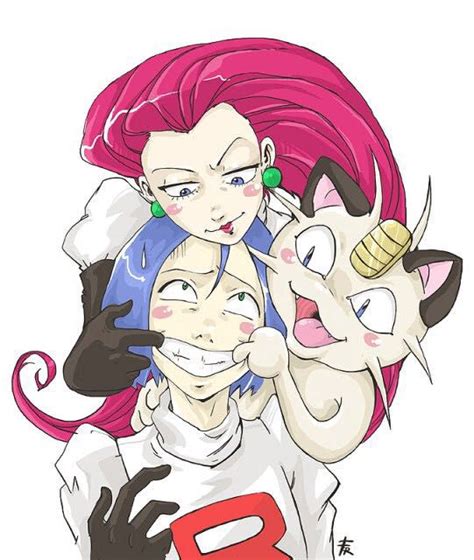 Jessie will start with an ekans, while james will start with a koffing. Pokemon Shippings Opinions - James x Jessie x Meowth ...