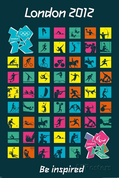 London 2012 Olympics Pictograms Posters At Pictogram
