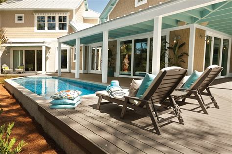 Proper drainage prevents excess debris from entering your pool and provides somewhere for splash. Materials & Costs For Building an Above Ground Pool Deck ...
