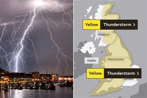 Met Office Weather Forecast Danger To Life Warning Extended Across