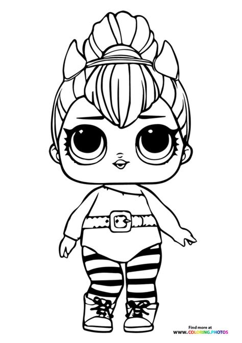 Lol Doll Mc Swag Coloring Pages For Kids