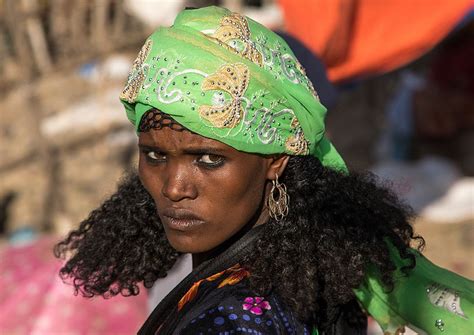 Oromo Woman Portrait Amhara Region Senbete Ethiopia Tribes Women Amhara Culture Day