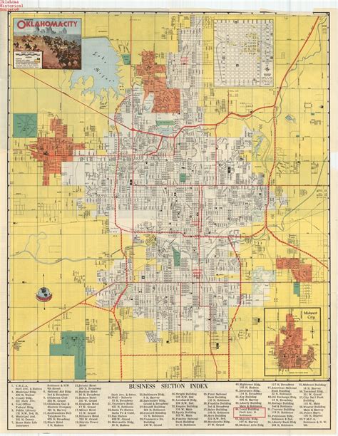 Oklahoma City Map 1955 Date 1955 Ohs Map Collections Flickr