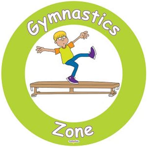 Jenny Mosley S Playground Zone Signs Gymnastics Zone Sign Jenny Mosley Education Training