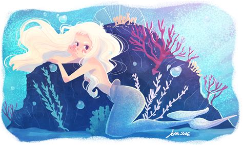 The Mermaid Illustration On Behance