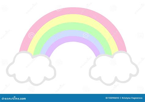 Ideas 75 Of Pastel Rainbow With Clouds Clipart Waridmobitunescode