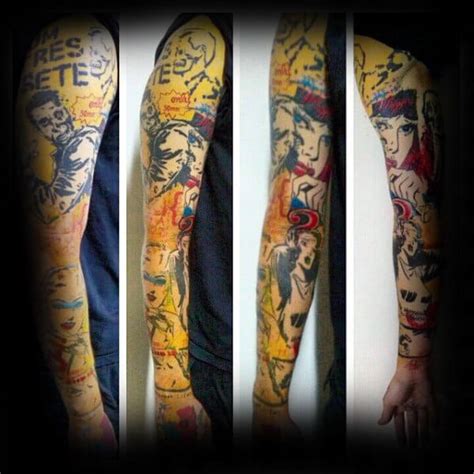 The special potential of pop art ink is unparalleled in its limitlessness. Top 60 Best Pop Art Tattoo Designs For Men - Bold Ink Ideas