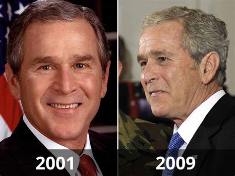 8 Stunning Photographs Of Presidents Before And After Their Term In