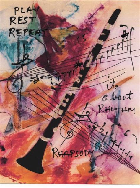 Clarinet Classical Music Abstract Art By Play Rest Repeat Classic Fm