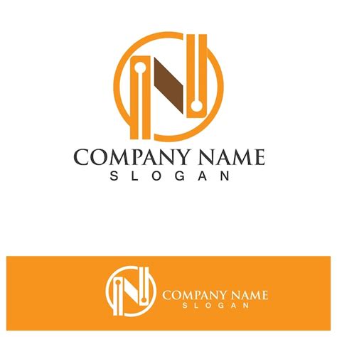 Premium Vector N Letter Logo Template