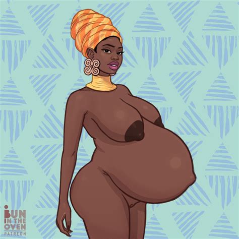 Rule 34 1girls African African Female Belly Big Belly Big Breasts